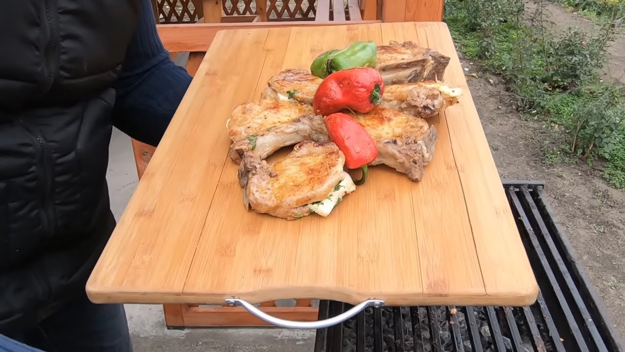 ФАРШИРОВАННОЕ МЯСО.МЯСО НА УГЛЯХ
