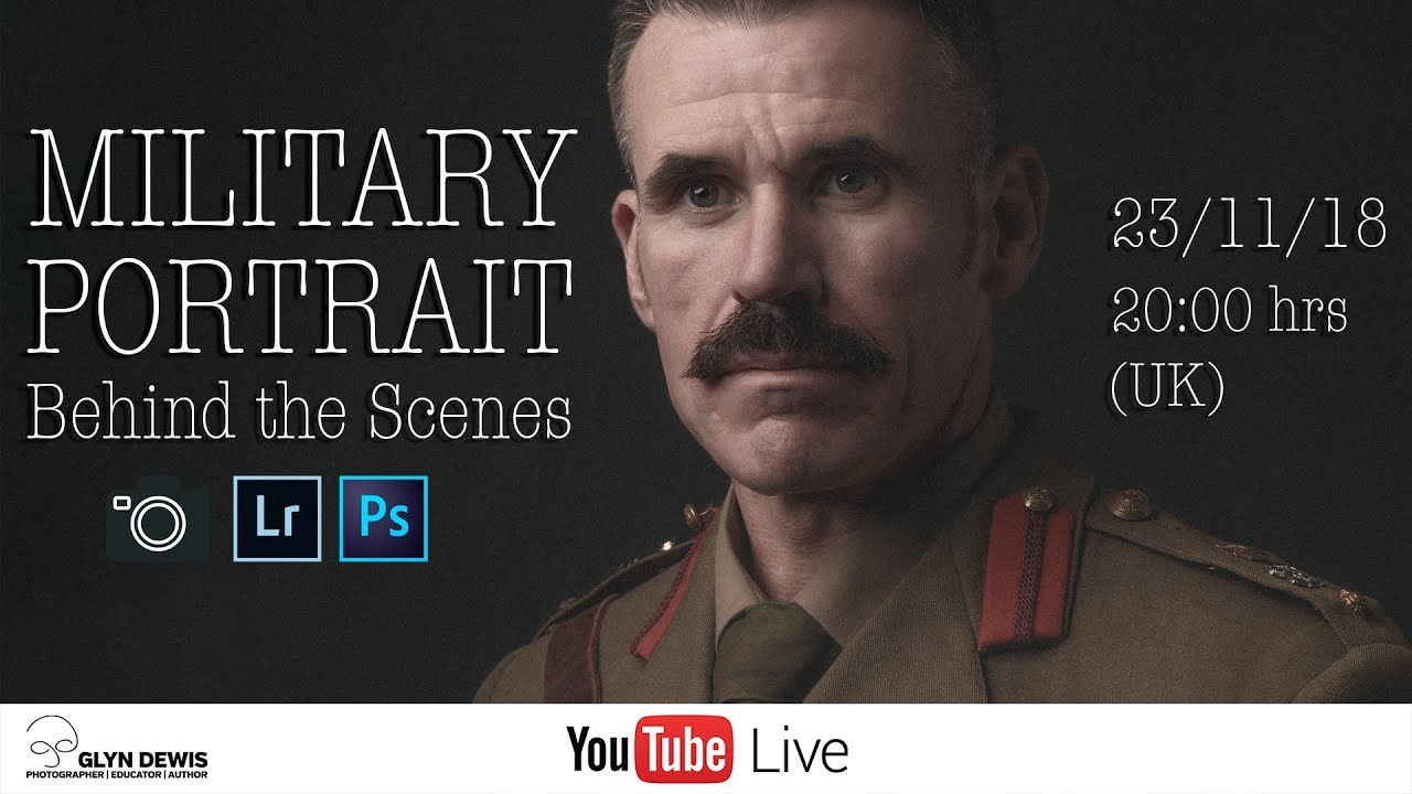 MILITARY PORTRAIT BEHIND THE SCENES: Photography & Retouching
