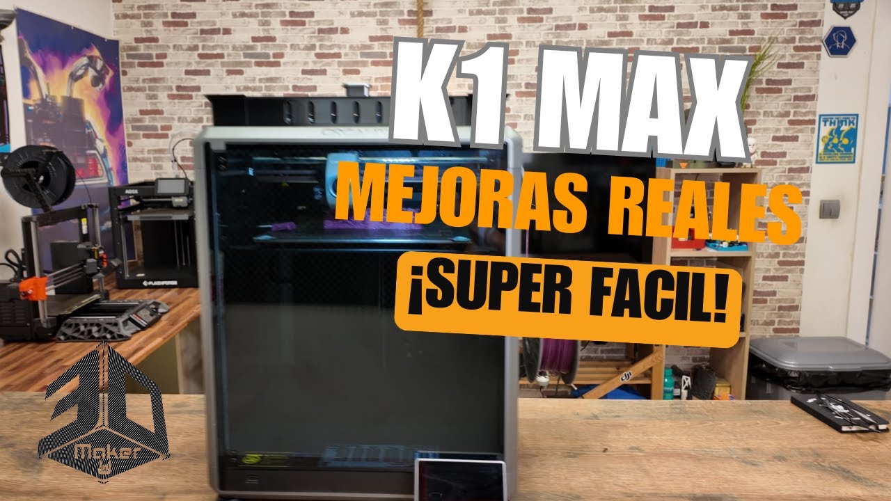 Mejoras en Creality K1 Max y K1 | Soluciona fallos de extrusión y sensor de filamento.