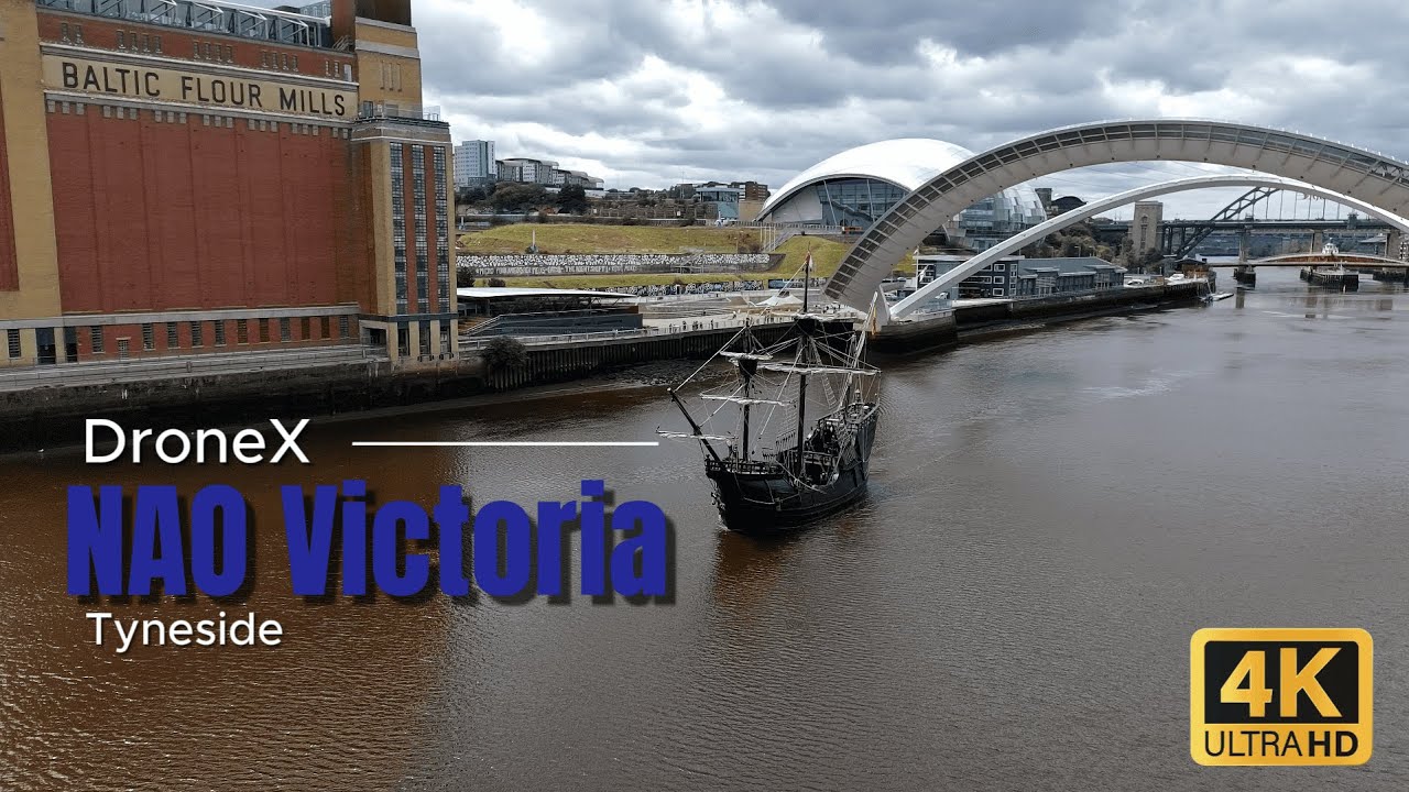 A Legend Reborn | Nao Victoria Replica Departs Tyne River in Majestic Voyage