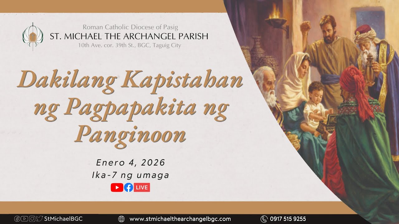 LIVE I Kapistahan ng Pagbibinyag sa Panginoon