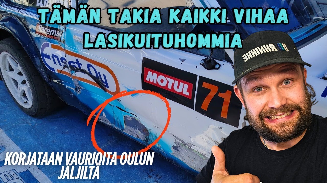 TUHOUTUNEEN OVEN KORJAUS LASIKUIDULLA| RK Nikke