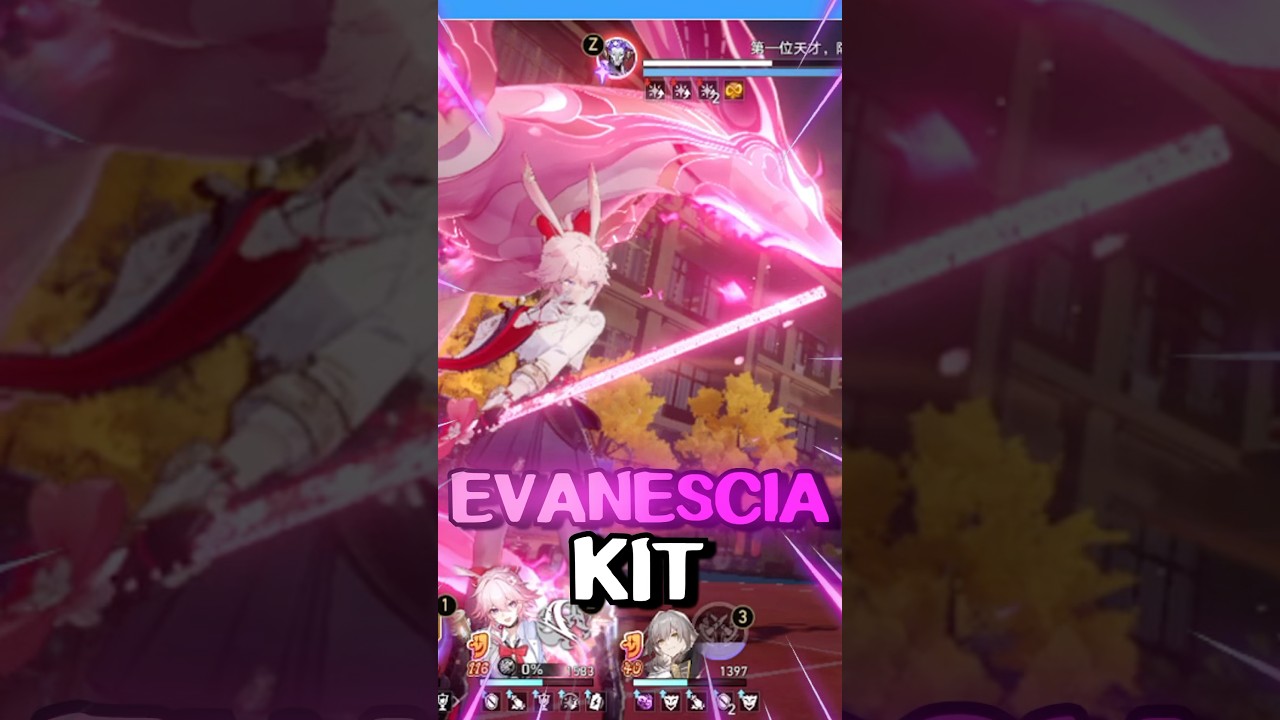 Evanescia is GORGEOUS! | Evanescia Kit & Animations #hsr #honkaistarrail #hsrcreators #Evanescia