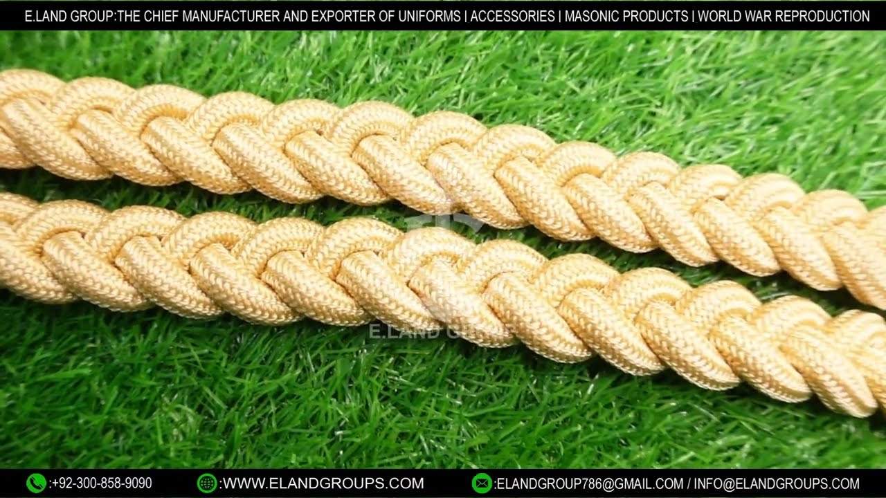 Army Shoulder Cord Nylon Cord, Military Shoulder Cords Manufacturers, Shoulder Cords