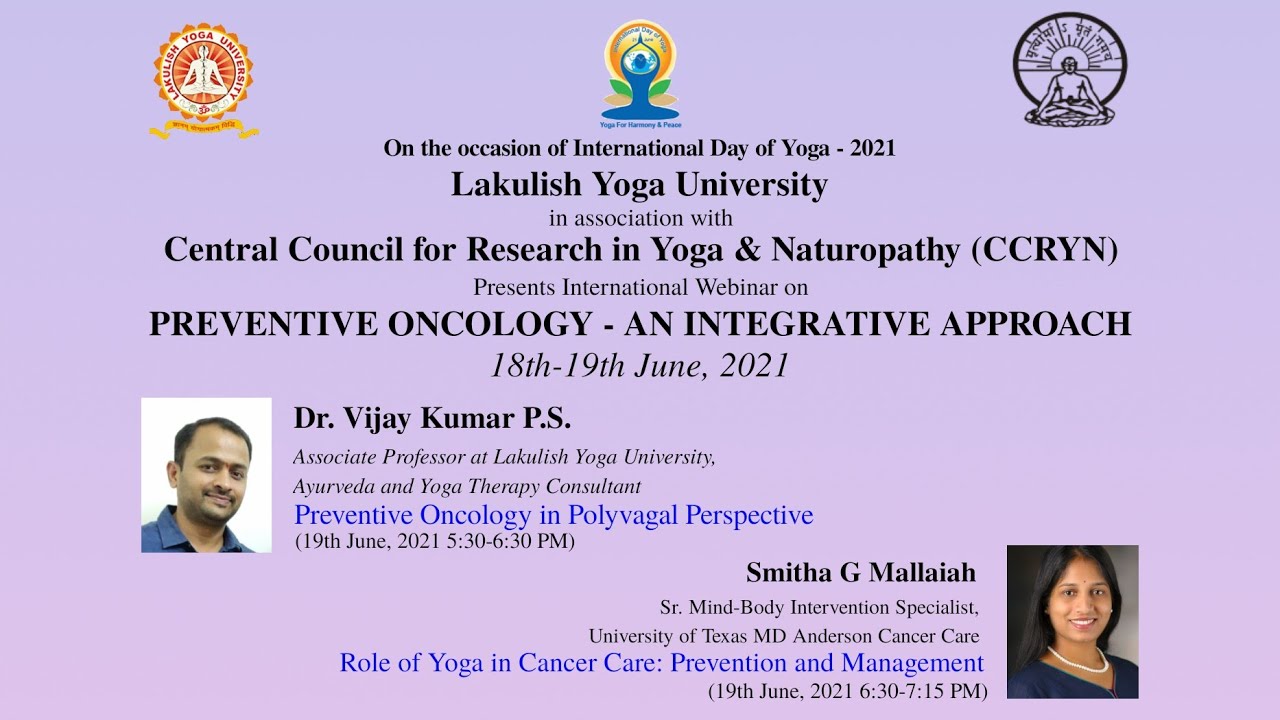 Preventive Oncology - An Integrative Approach: Day 2