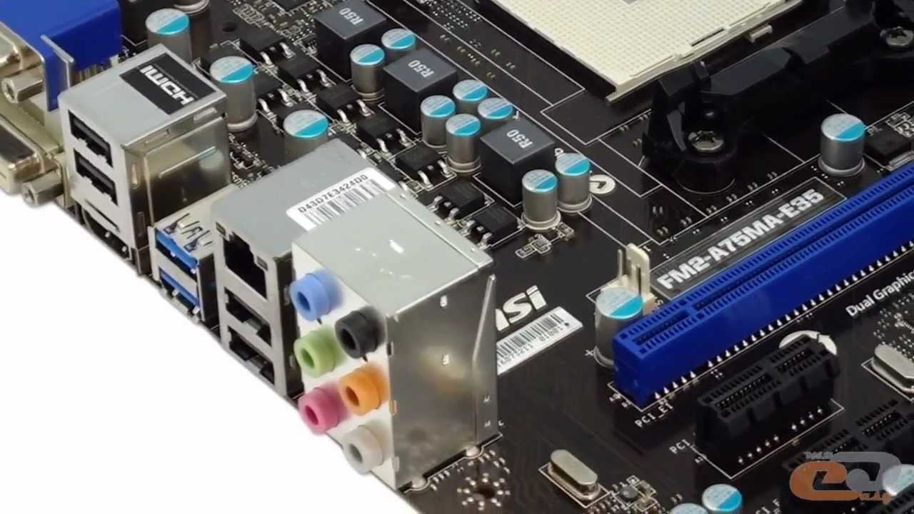 Видеообзор материнской платы MSI FM2-A75MA-E35