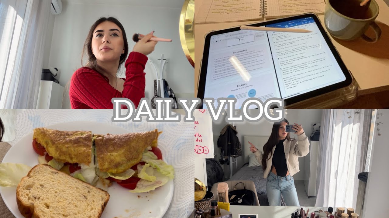 DAILY VLOG📚💄☀️