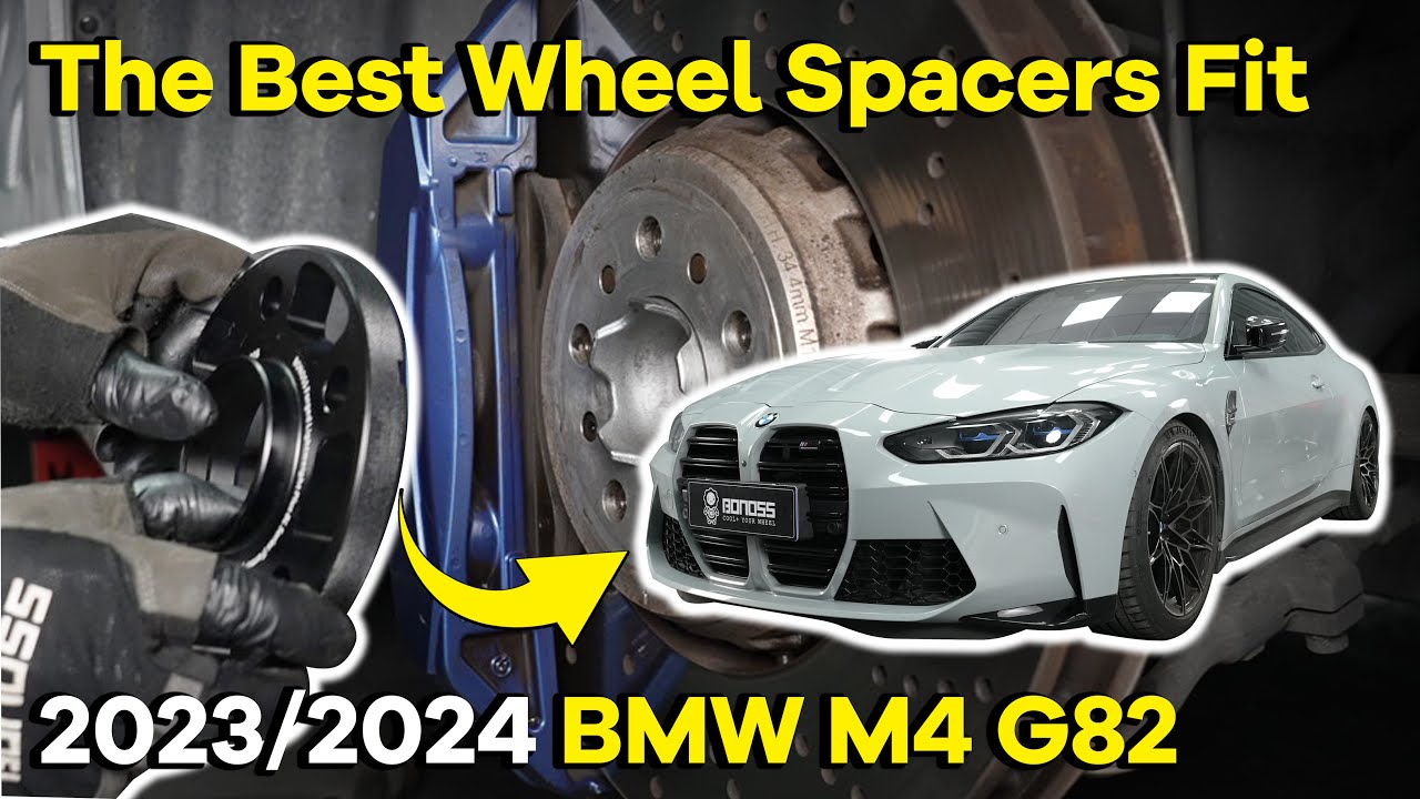 The Best Wheel Spacers Fit on 2023/2024 BMW M4 G82 | BONOSS 15mm Spacers Before And After