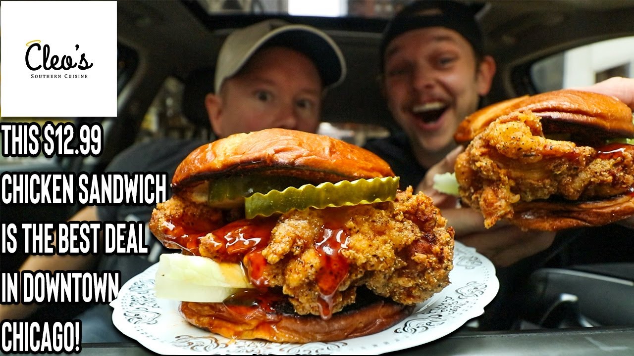 Пробуем лучший куриный сэндвич в Чикаго | Cleo's Southern Cuisine