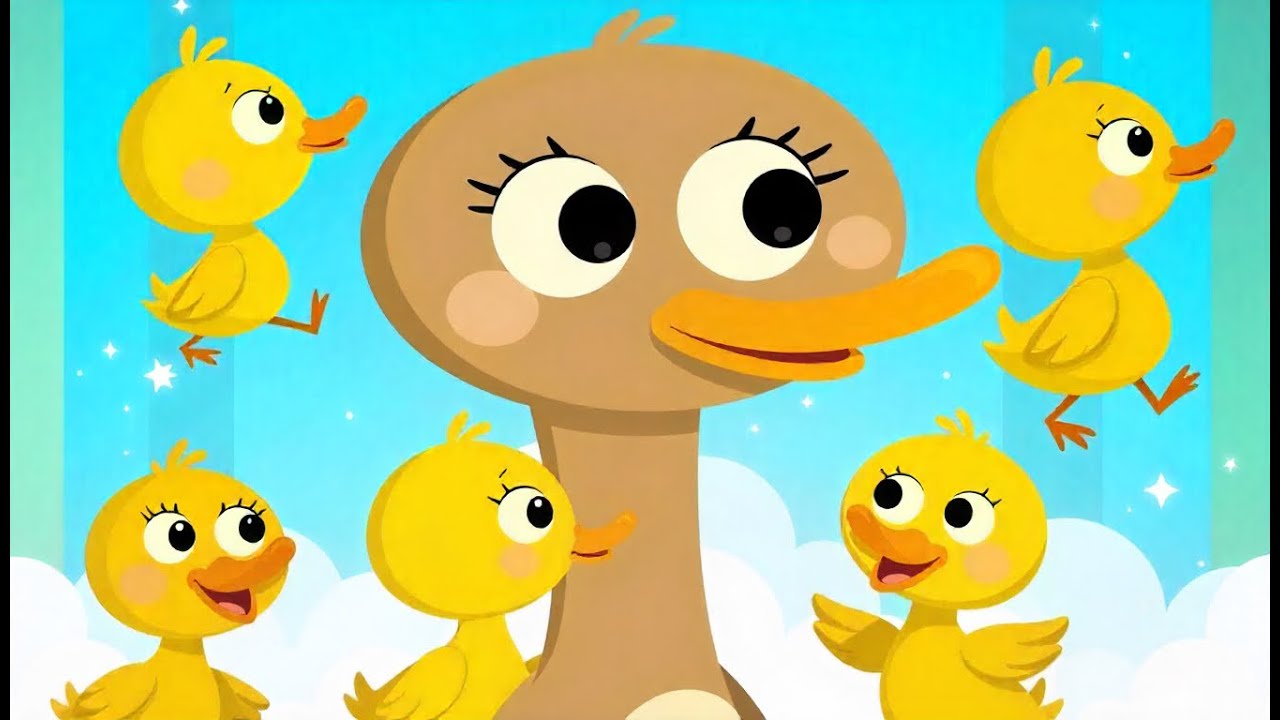 Five Little Ducks (1 MIN LOOP) 🦆 Creative Sound Mashup Remix | Fun Nursery Rhymes @LittleDucksMelody