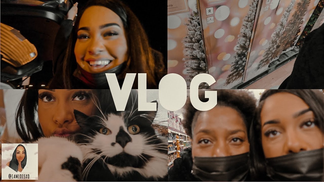 COME TO B&M & TESCO WITH ME. PICKING UP THE XMAS TREE AND DECS | VLOGMAS | @IAMLOISXO