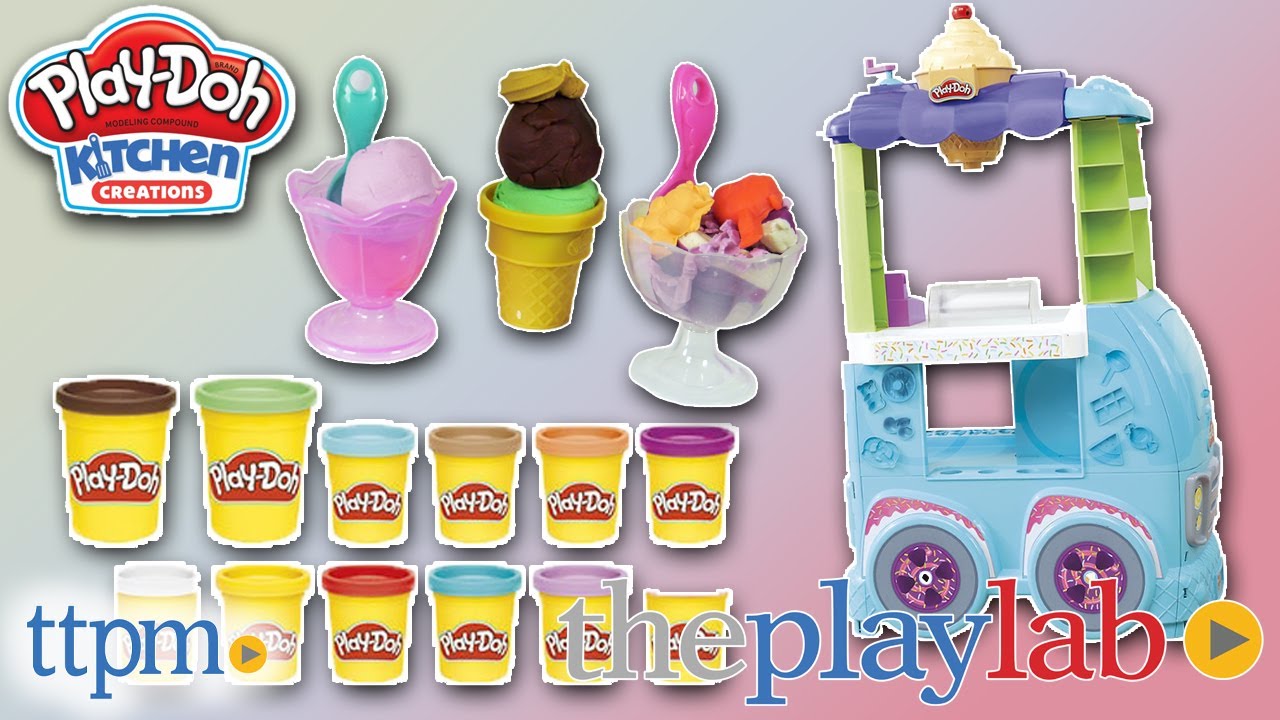 Play-Doh Kitchen Creations Ultimate Ice Cream Truck Playset from Hasbro | Play Lab