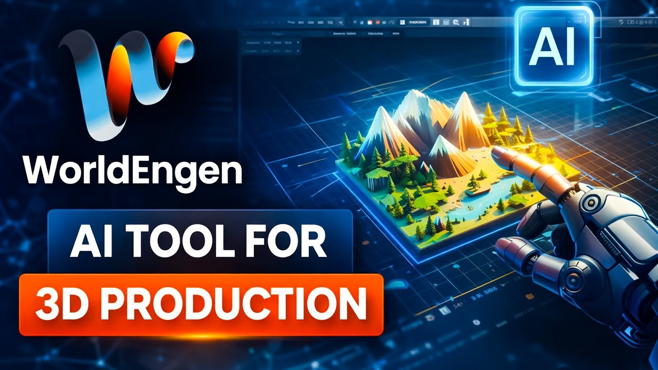 WorldEngen AI Tool for 3D Production | Blender, Unreal & Unity