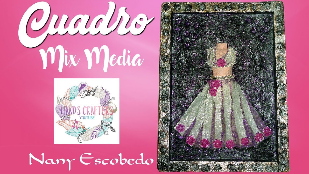 CUADRO MIX MEDIA VESTIDO (BANDERA DE PUERTO RICO)