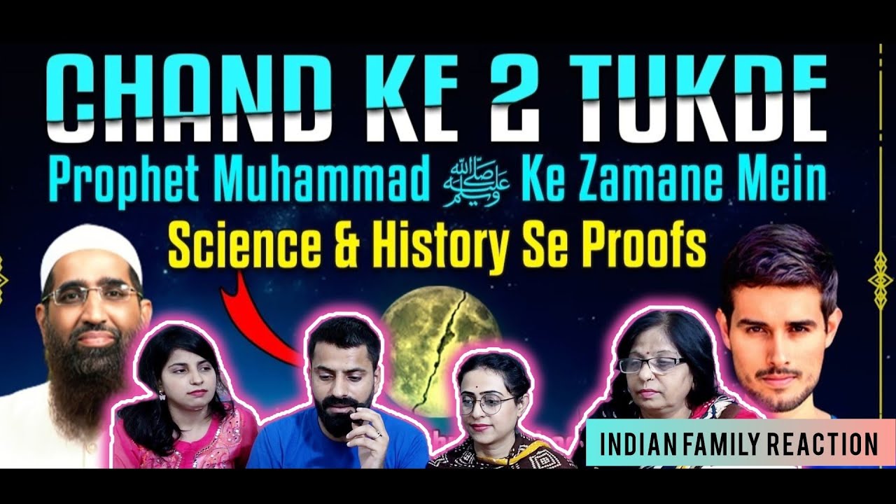 indian family reaction on dhruv rathee ko reply - moon split proof science or history se #education