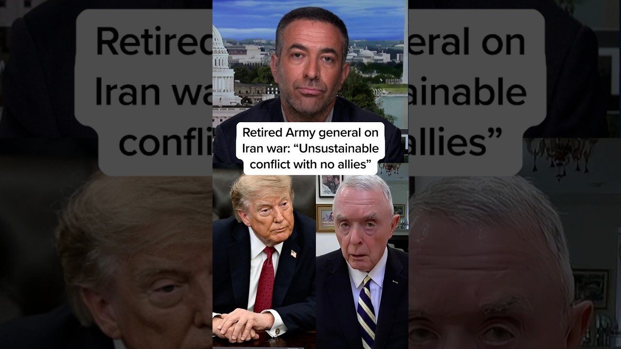 Retired Army general on Iran war: 'Unsustainable conflict with no allies'