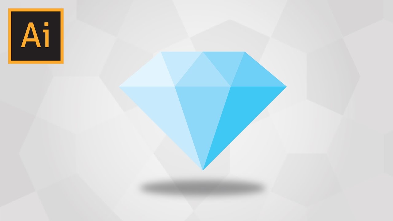 How To Draw A Simple Diamond In Adobe Illustrator
