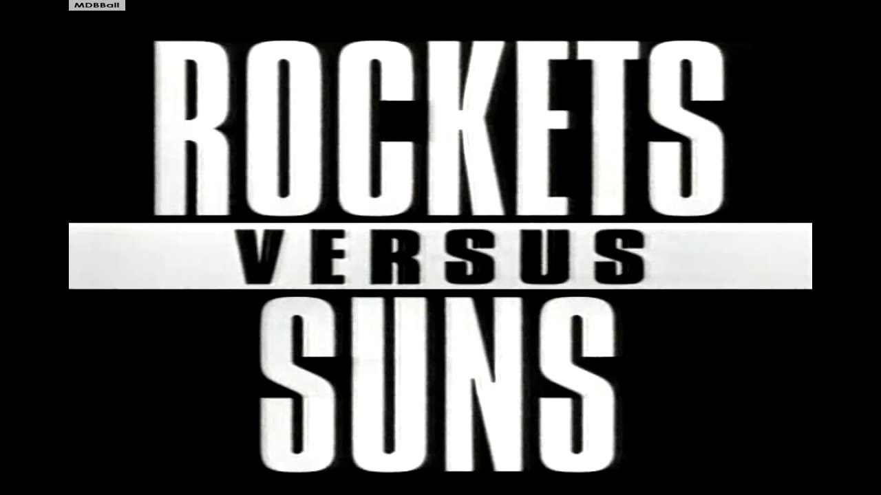 Rockets @ Suns 1995 WCSF Deciding Game 7 (NBA On NBC)