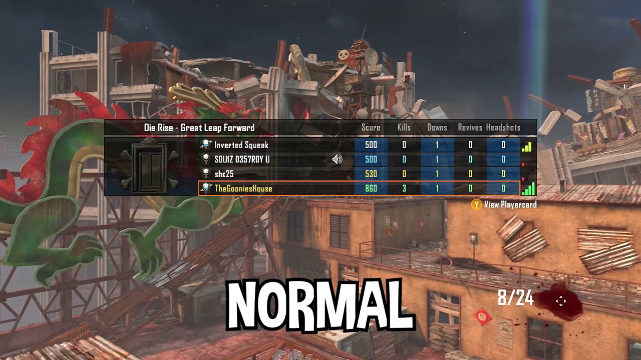 BO2 'Die Rise' Trolling - Trample steam, Elevator blocking, Kid Almost Cries