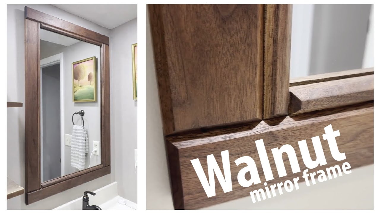 Walnut Mirror Frame