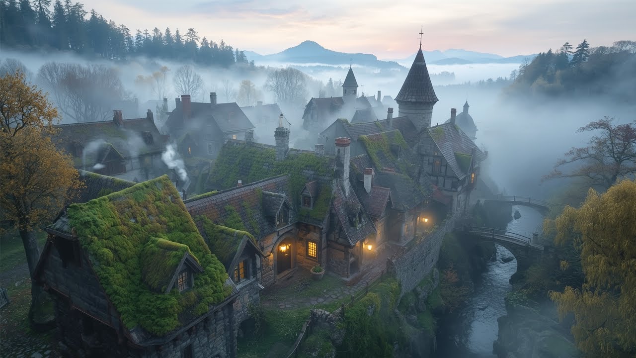 Mystical Autumn Village 🍂 | Calm Celtic Study Music for Focus & Peace