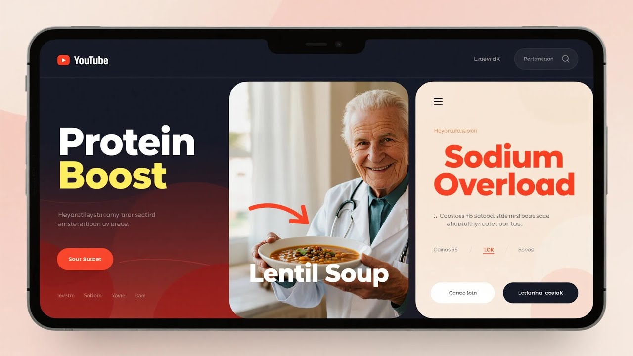 Lentil Soup: Protein Boost or Sodium Overload?- For Seniors 60+ in the USA