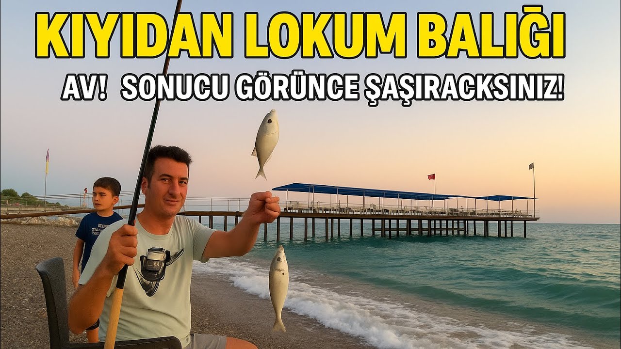 Kıyıdan Lokum Balığı Avı! 🎣 İnanılmaz Sonuç