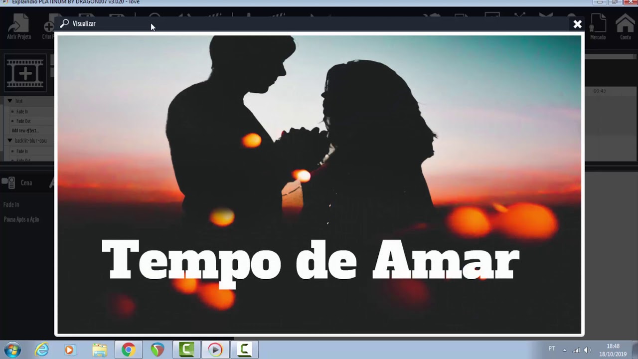 Como controlar o tempo no Explaindio