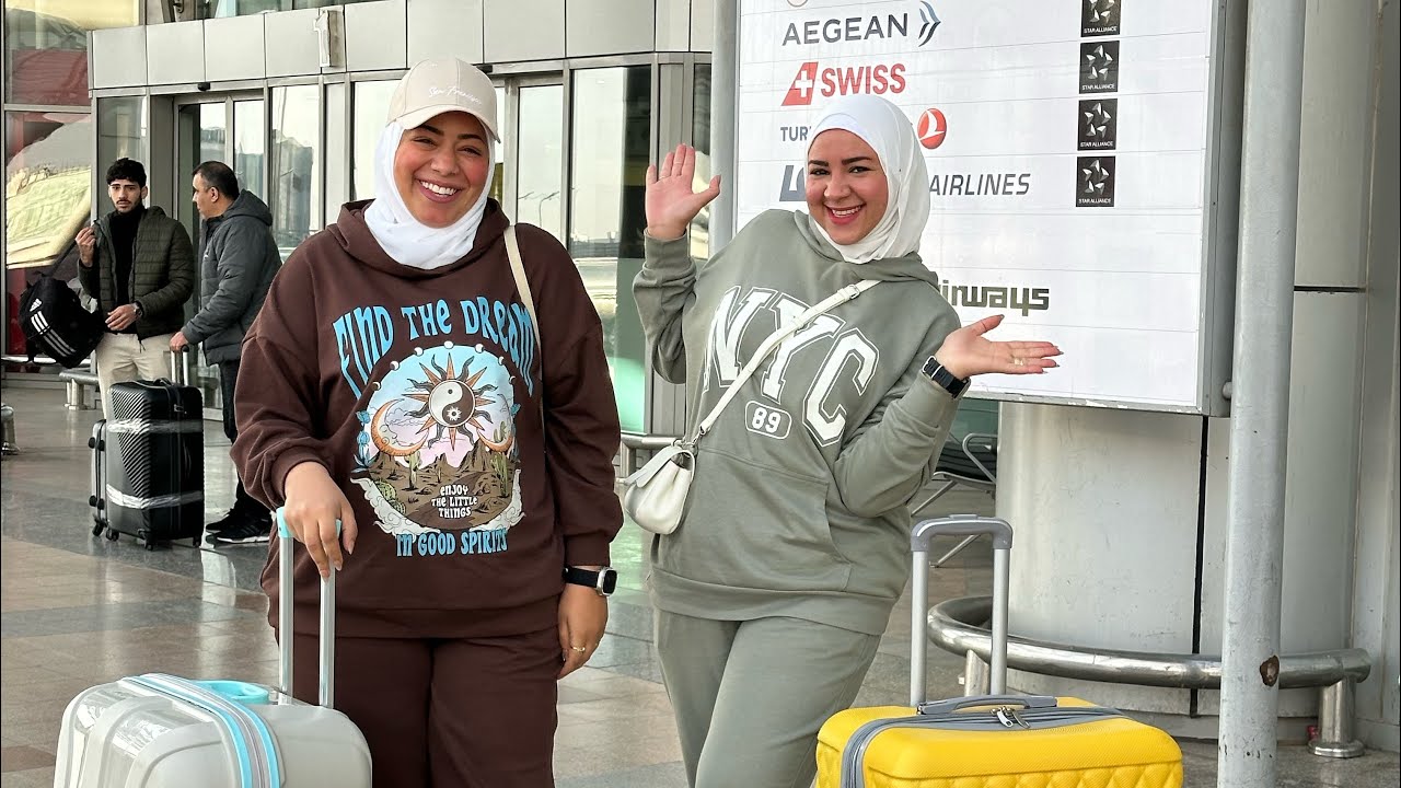 رد فعلي اول مرة اركب الطيارة 🫣فضحتنا 😂حلم العمر بيتحقق❤️🥰