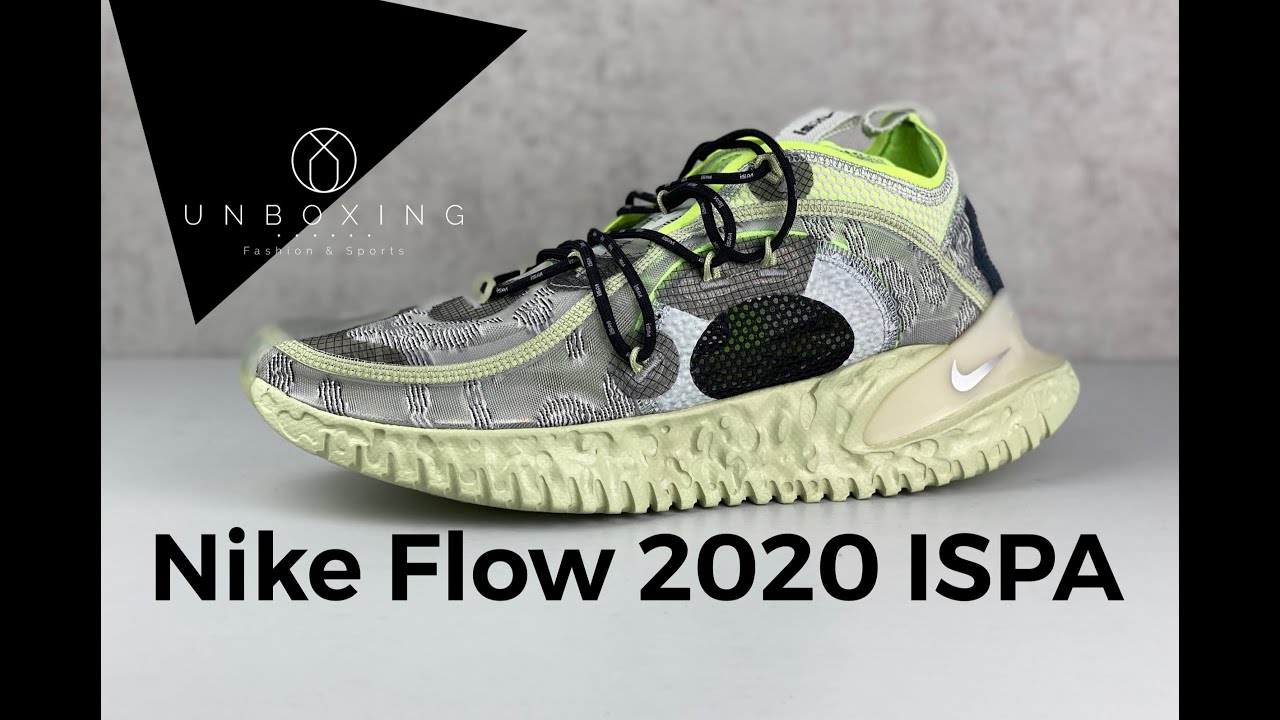 Nike Flow 2020 ISPA ‘spruce aura/ black’ | UNBOXING & ON FEET | fashion shoes | 2020