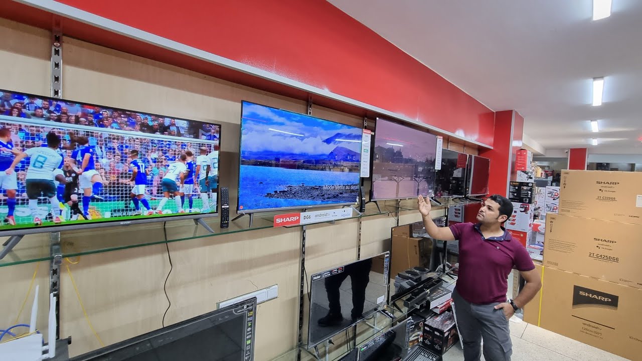 🚨عاجل تخفيضات خيالية على تلفاز SHARP الياباني أحسن صورة وأحسن صوت