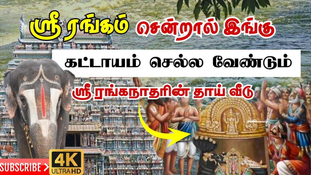ஸ்ரீ ரங்கம் சென்றால் இங்கு கட்டாயம் செல்ல வேண்டும்/Trichy Travel vlog in Tamil/Part 2