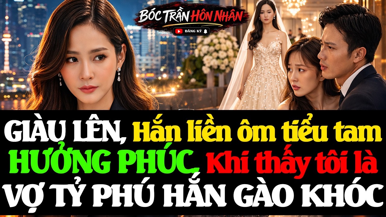 GIÀU LÊN, Hắn liền ô.m tiểu tam HƯỞNG PHÚC. Xoay lưng tôi làm cô dâu tỷ phú / BÓC TRẦN HÔN NHÂN