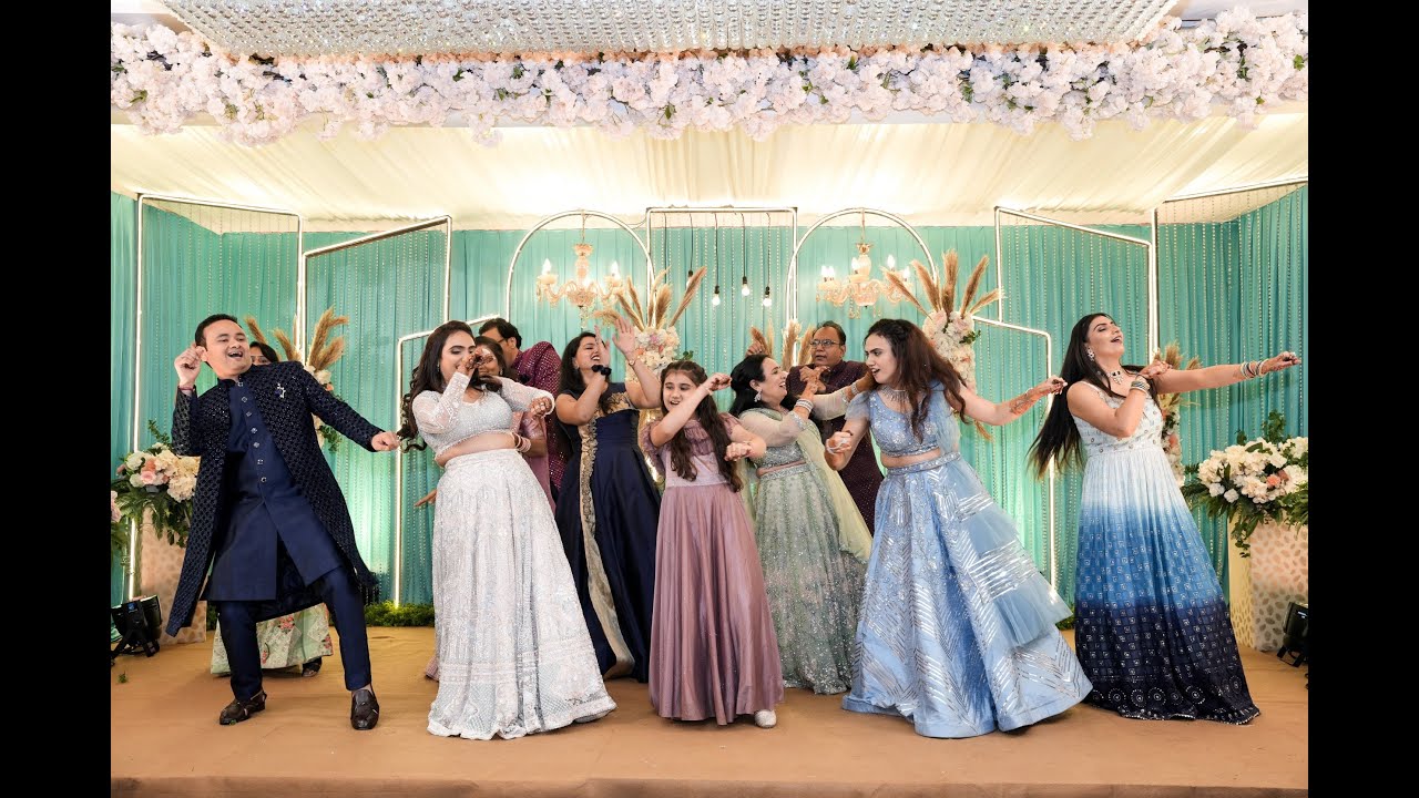Family Medley Sangeet Dance Performance -Mahi ve, Radha, Shava shava, Keti ko, Gallan goodiyan