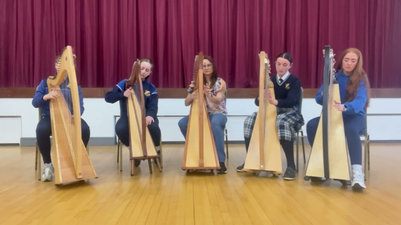 Sonas Harp Ensemble playing the reel Far From Home
