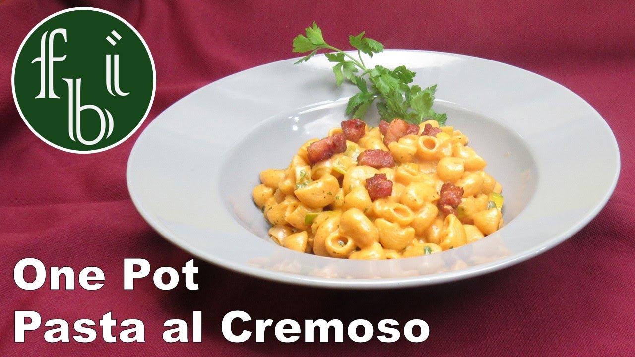 Pasta al Cremoso One Pot mit Lauch und Speck, minimaler Aufwand maximaler Genuss!