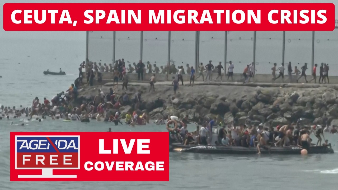 Migration Crisis in Ceuta, Spain: Thousands Cross Border - LIVE Breaking News Coverage