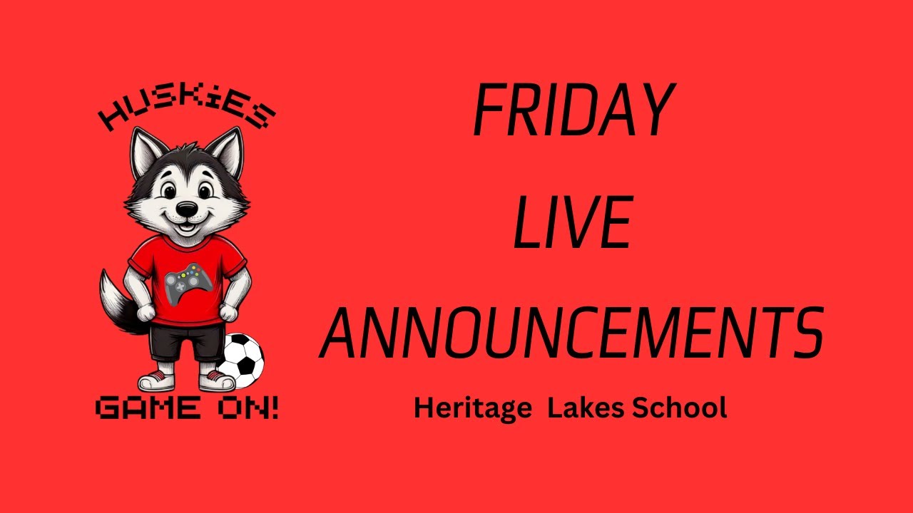 Live Announcements March 13, 2026