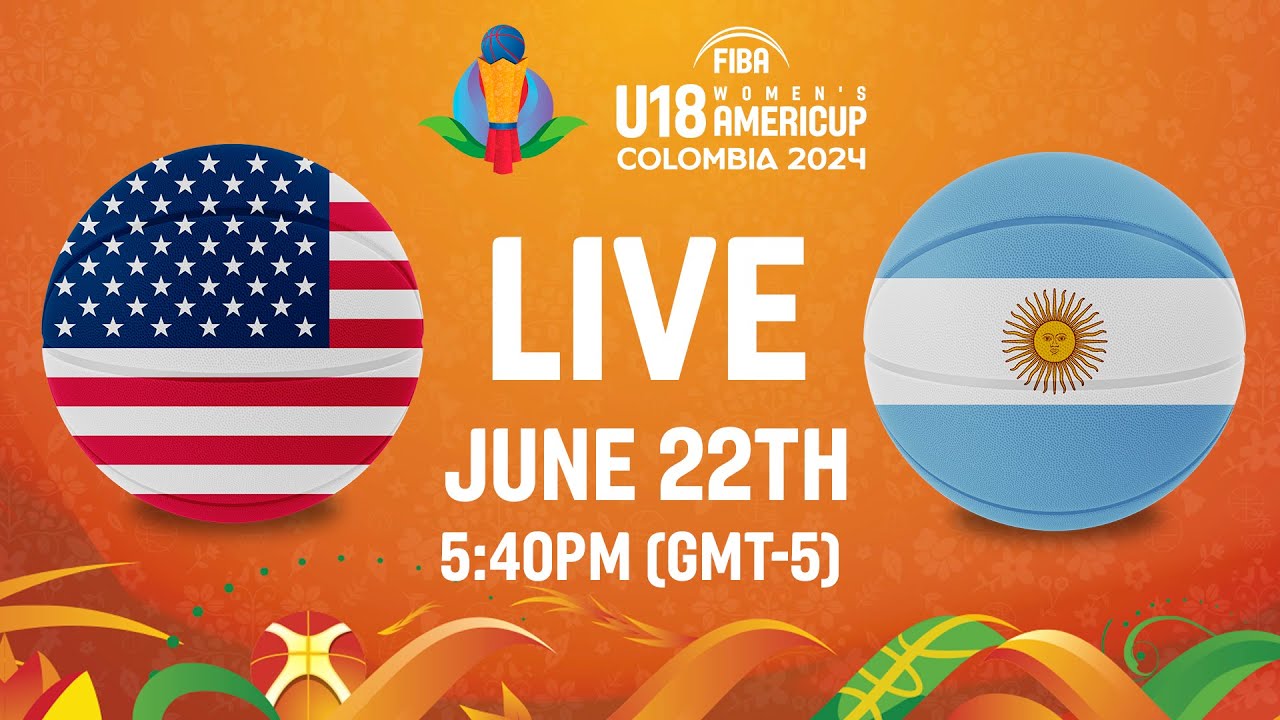 SEMI-FINALS: USA v Argentina | Full Basketball Game | FIBA U18 Women's AmeriCup 2024