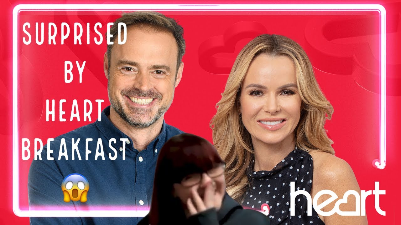 OMG! Massive surprise! Heart breakfast with Jamie & Amanda