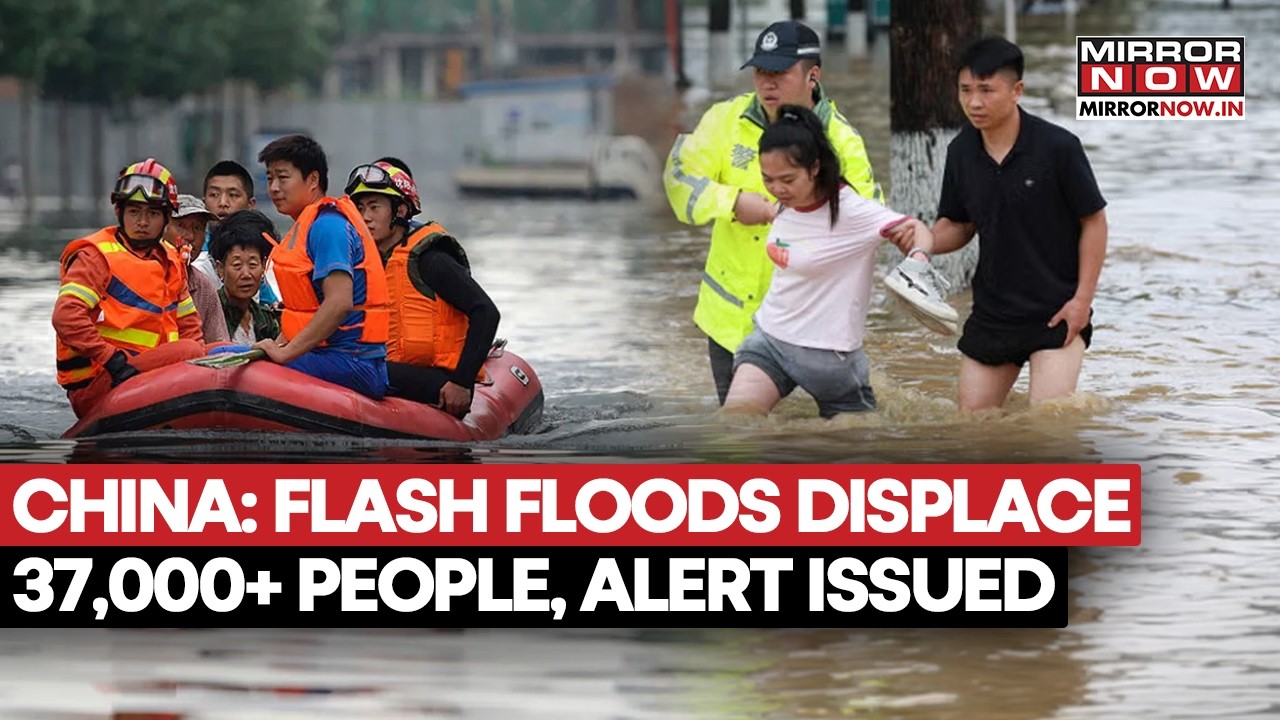 China: Heavy Rain Triggers Flash Floods In Guangdong, Over 37,000 People Displaced, Alert Issued