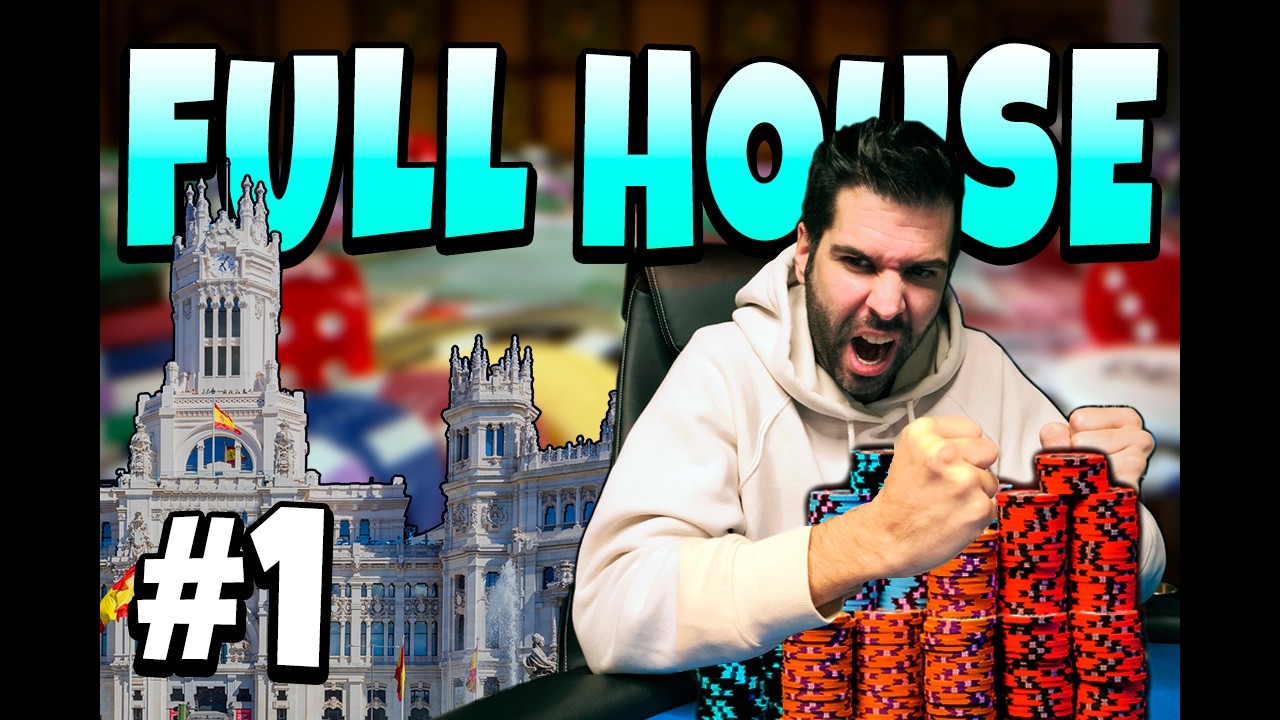 La vida de un JUGADOR de POKER PROFESIONAL / Ep. 1, Madrid 2/5€!! | Vlog de poker #1