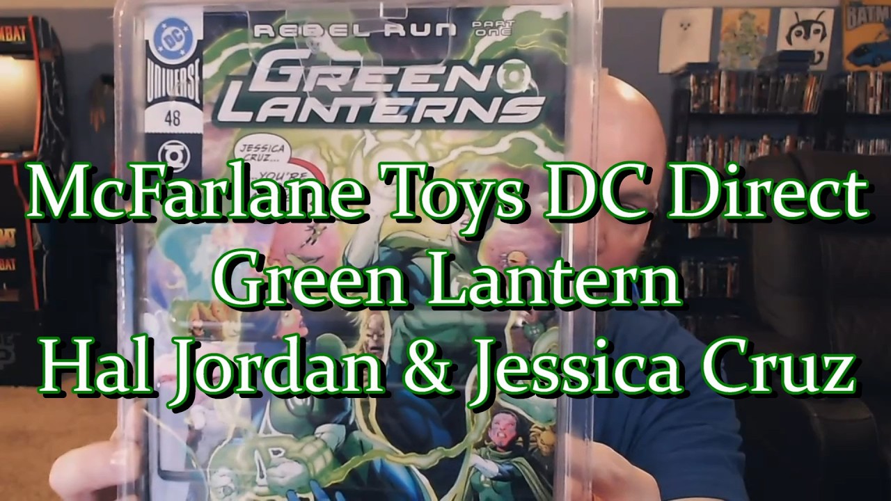 Checking Out McFarlane Toys DC Direct Green Lantern Hal Jordan and Jessica Cruz #toys #actionfigures