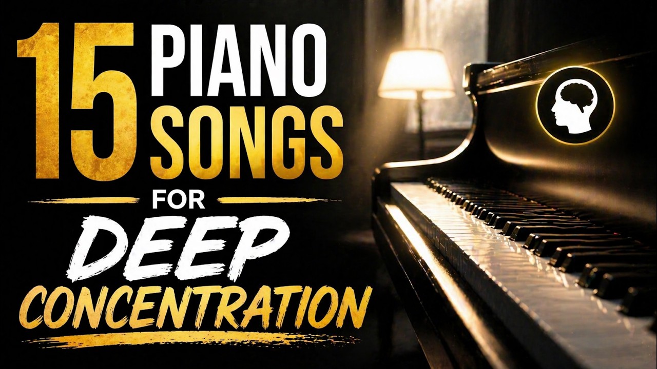 15 Piano Songs for Deep Concentration
