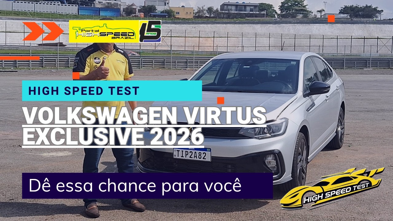 VOLKSWAGEN VIRTUS EXCLUSIVE 2026 | HIGH SPEED TEST