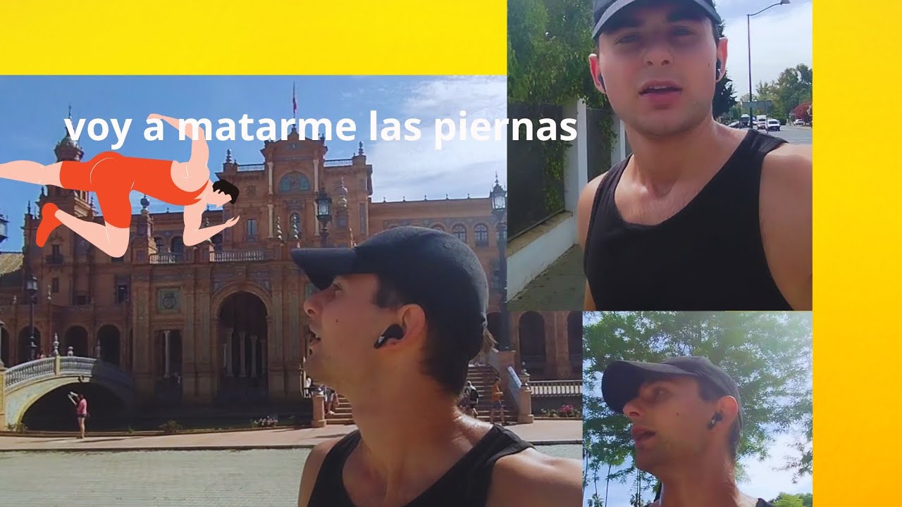 Corro per le strade di Sevilla. #running
