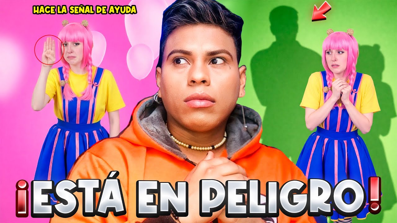 LYA LYA HACE LA SEÑAL DE AYUDA 