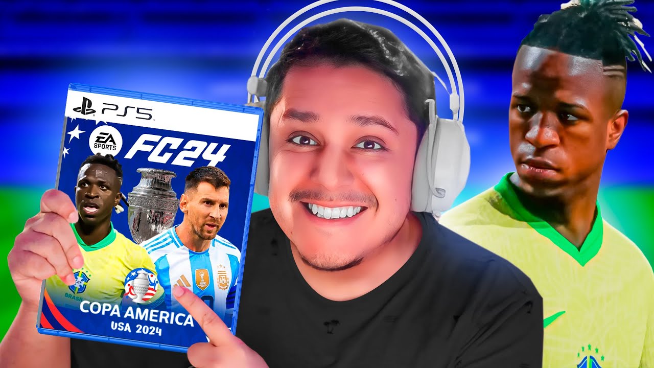 Joguei a COPA AMÉRICA 2024 no FC 24! FICOU TOP! 🇧🇷🏆