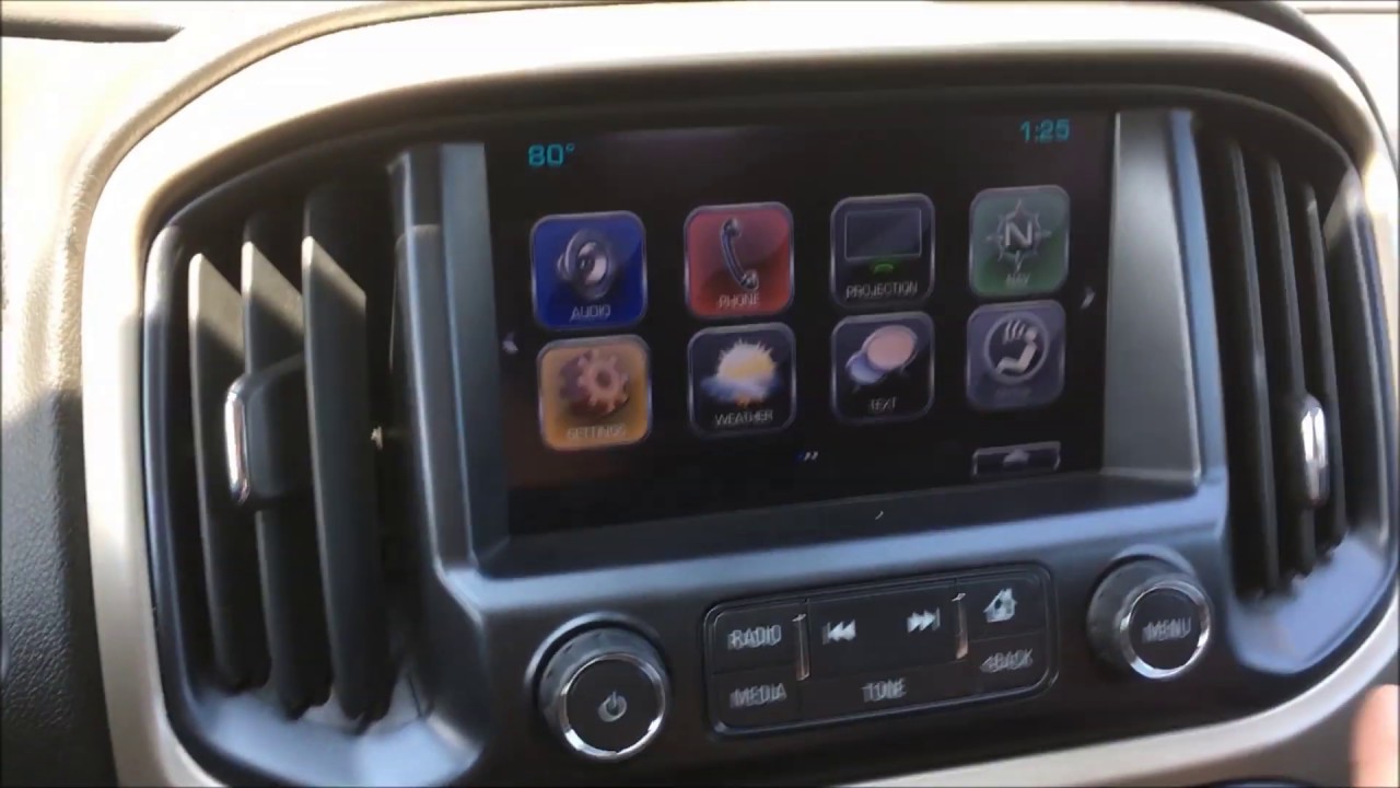 Система камер слепых зон для парковки автомобилей GMC Canyon и Chevrolet Colorado 2015–2018 годов...