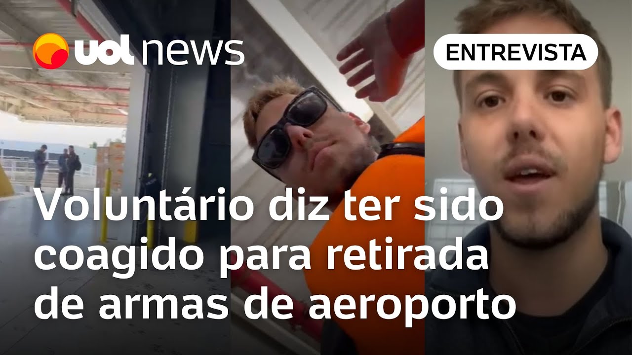Voluntário no RS diz ter sido coagido para 'resgatar' armas: 'Não acreditaria se não tivesse vivido'